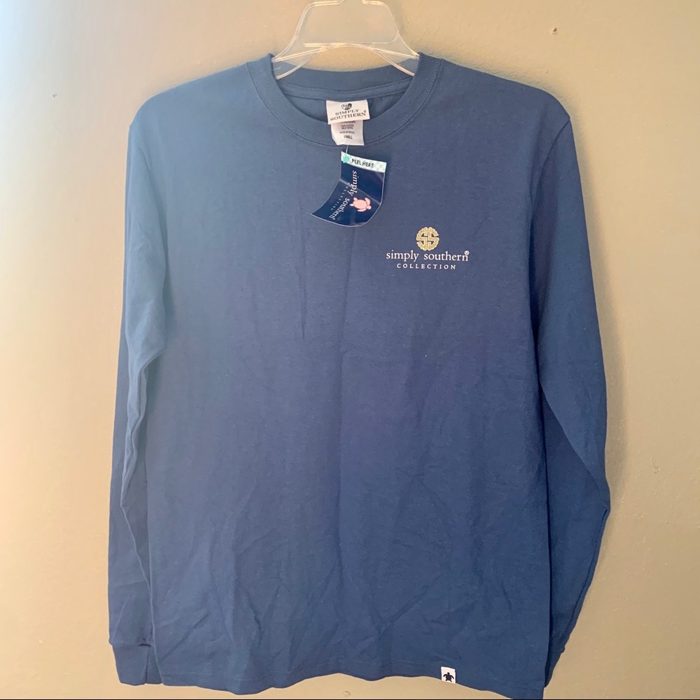 Simply Southern Blue Dog Long Sleeve T-shirt 💙